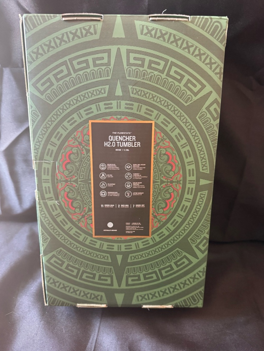 New Stanley 40oz Special World Cup 2026 Box Bag Straw Topper Straw Tumbler Set - Picture 14 of 16